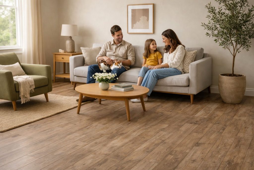 Laminate Flooring - Textured Wood-look