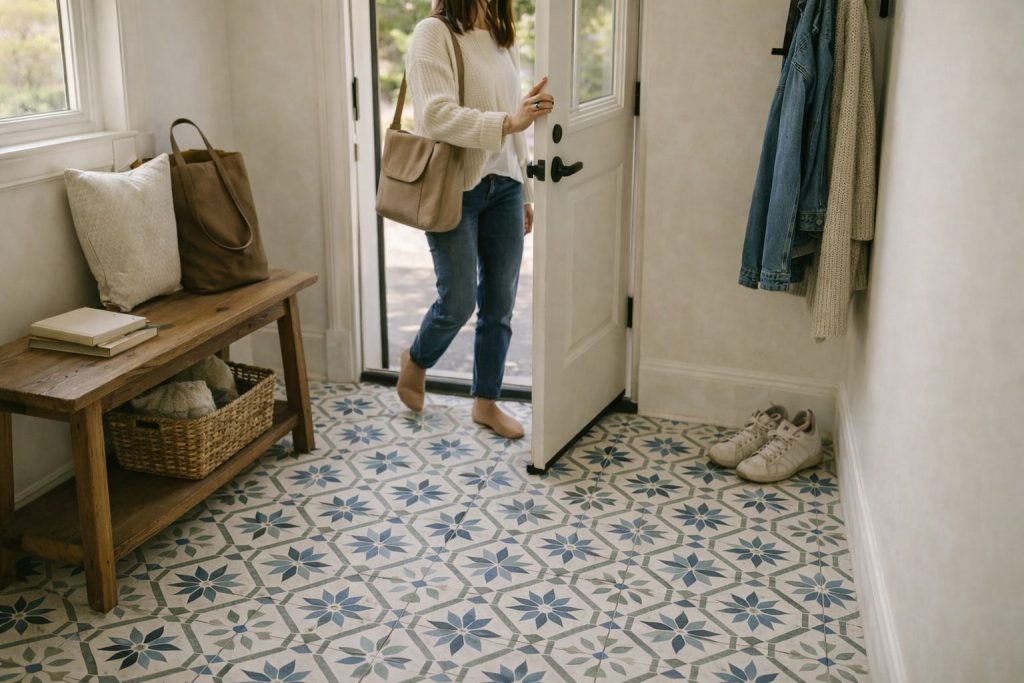 Tile Flooring - Patterned or Mosaic