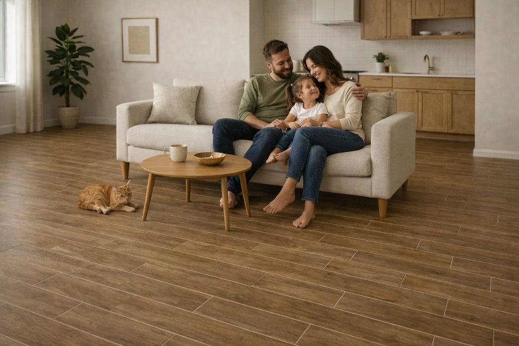 Tile Flooring - Wood-look